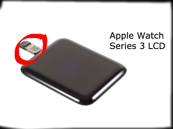 Apple Watch series 3 lcd ic untuk fungsi 3d touch